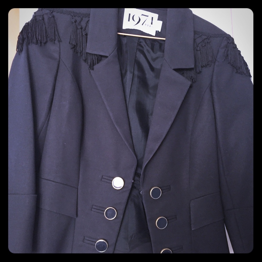 Reiss 1971 Fringed Blazer
